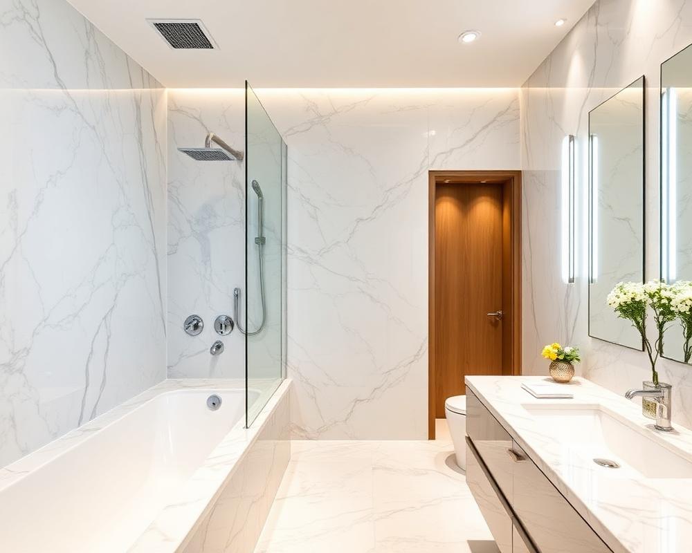 Bathroom after cleaning