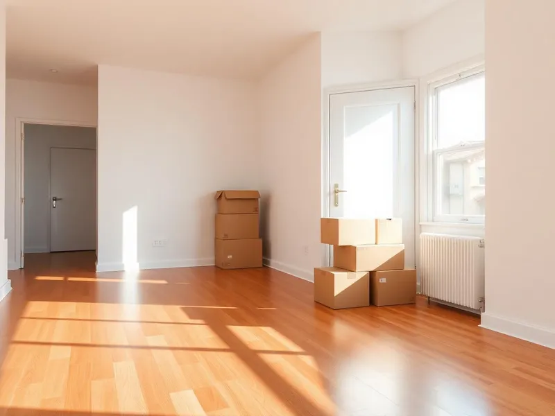 Empty Orlando apartment freshly cleaned for a move-out inspection
